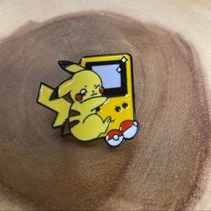 Pokémon Pikachu Gameboy Enamel Pin Backpack